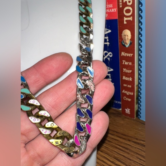 Louis Vuitton Multicolor Chain Necklace - Picture 3 of 9